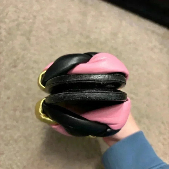 Miu Miu Women’s Calzature Donna Slip On Woven Slide Sandals - Picture 7 of 11